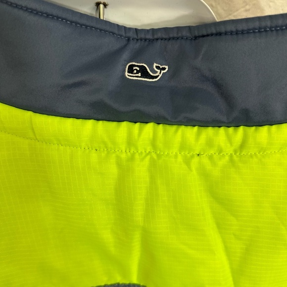 Vineyard Vines Jacket Mens Medium Performance Sailing Shep 1/4 Zip Pullover Blue - Picture 3 of 13